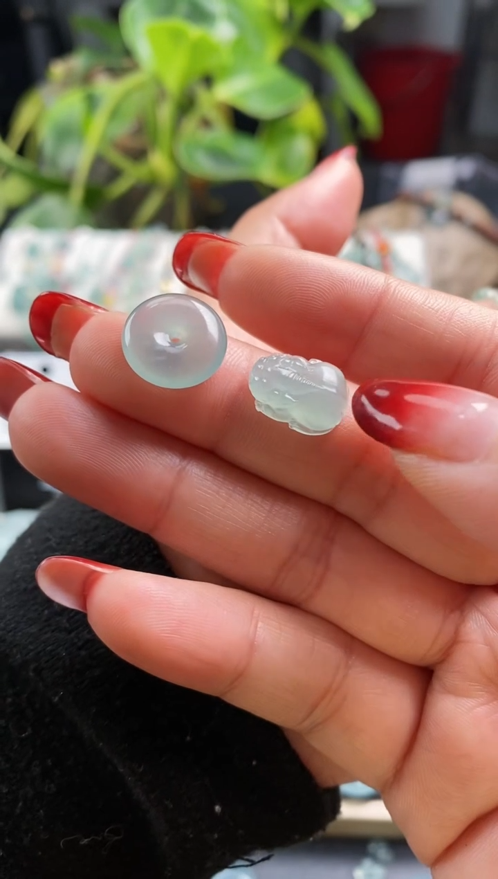 【闪购商品】翡翠散珠貔貅+平安扣