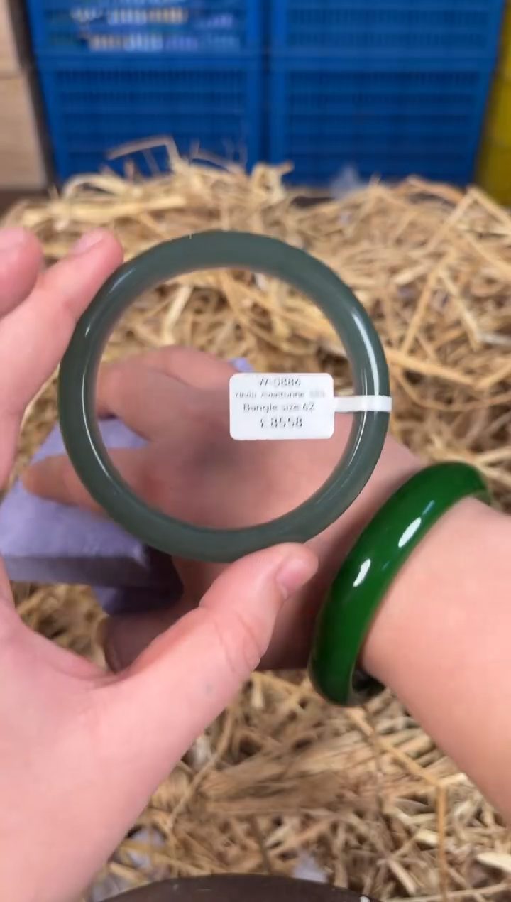 未镶嵌手镯石英质玉W0886