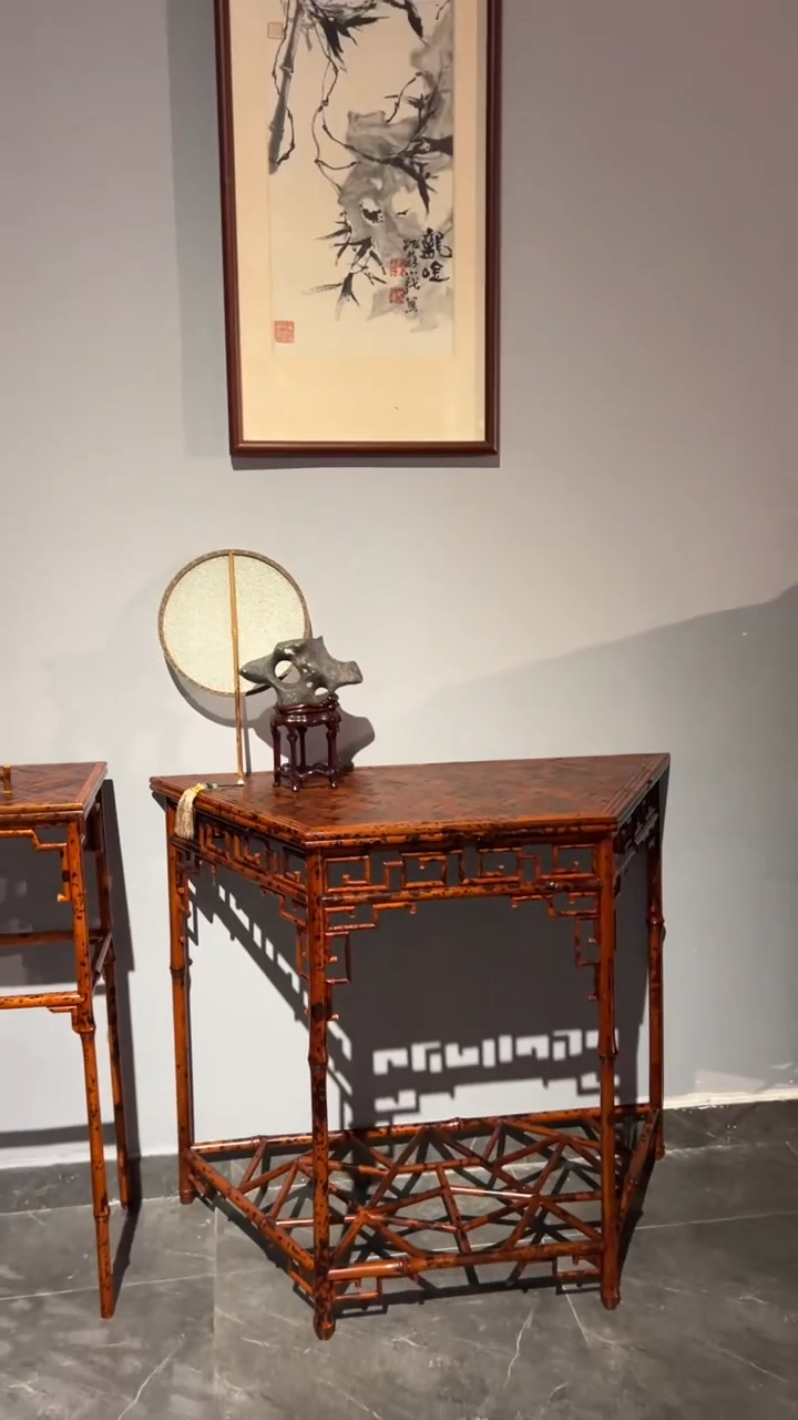 竹?湘妃竹半桌冰裂纹