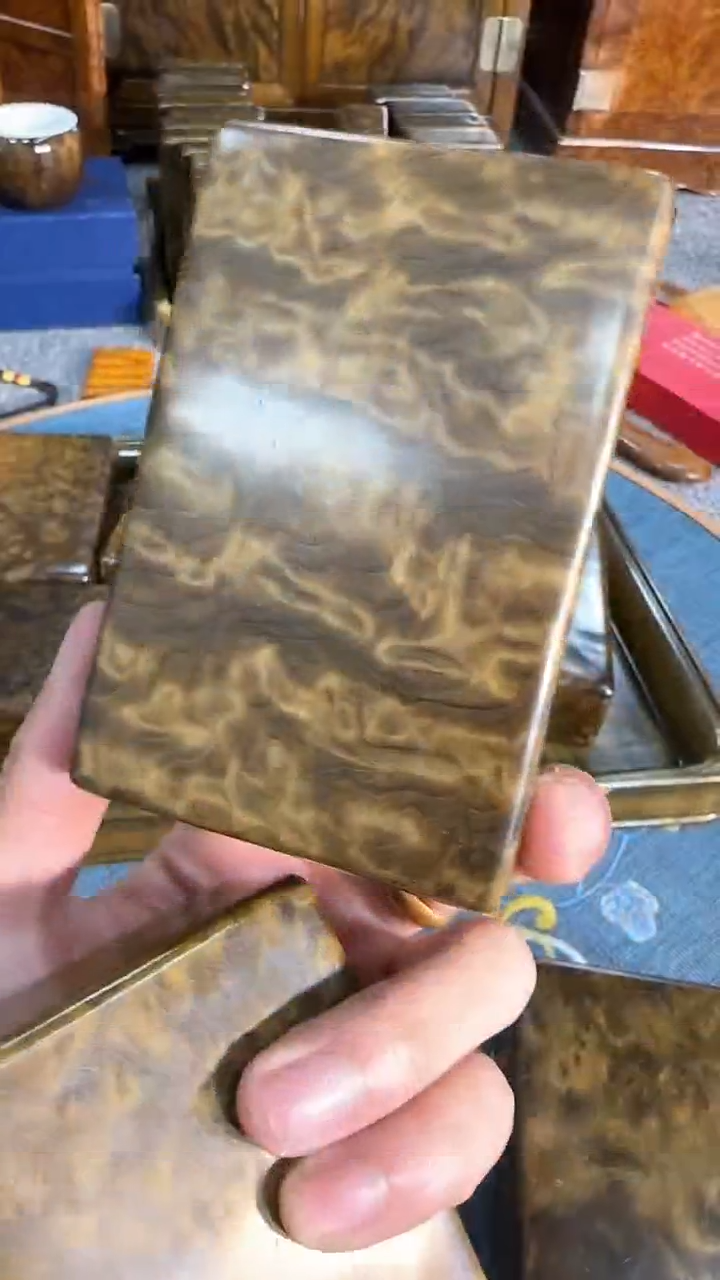 【闪购商品】乌木类成套家具阴沉粗烟盒   s58