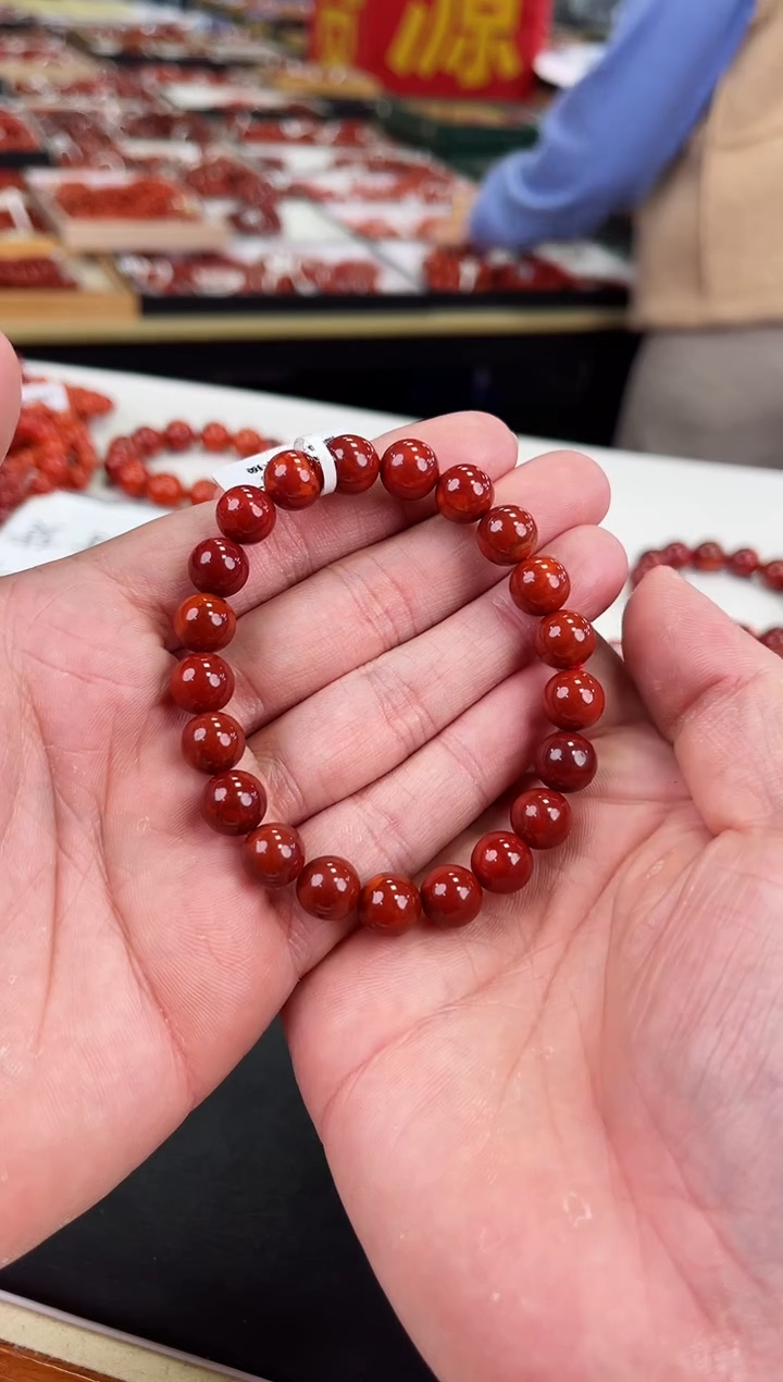 【闪购商品】南红玛瑙瓦西手串9+未镶嵌一个/条