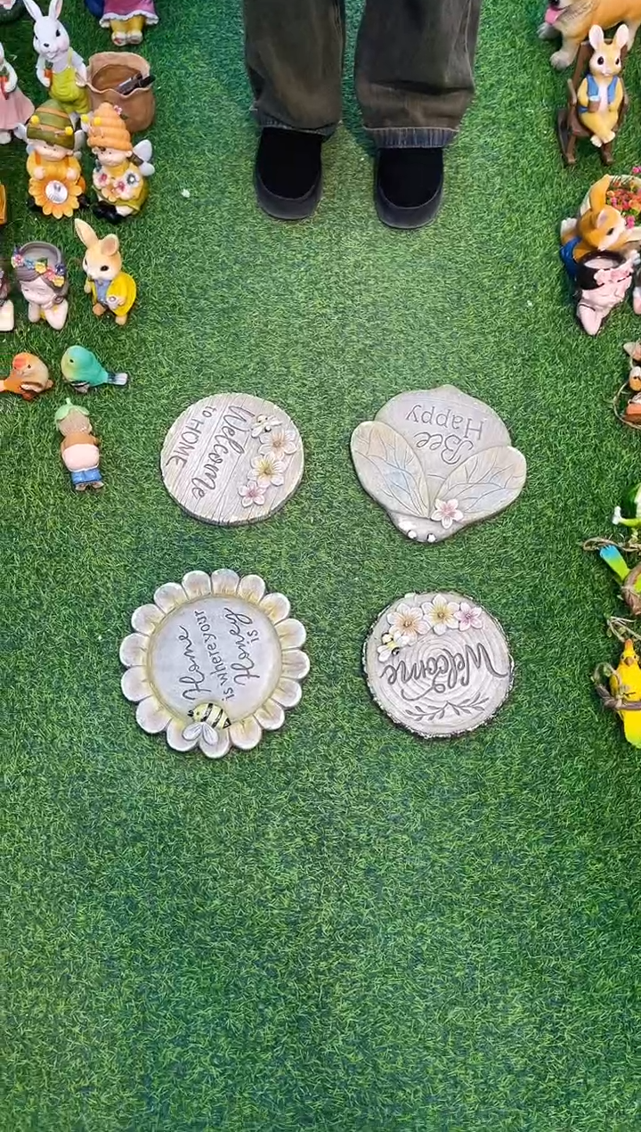 【闪购商品】红陶四片脚踏石