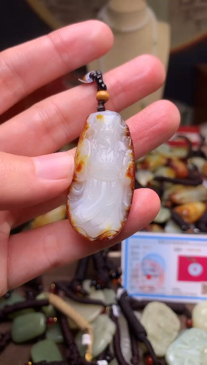 颈饰未镶嵌和田玉新疆料青海料清水和田玉吊坠