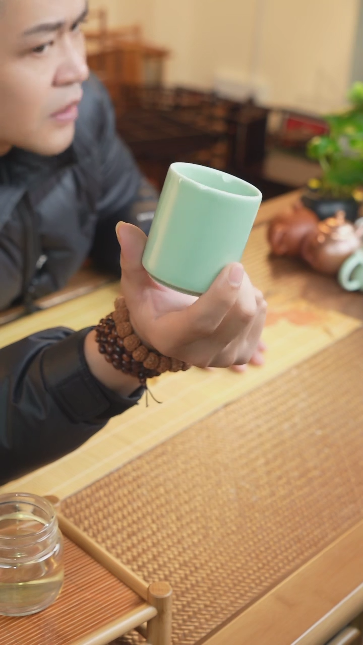 【闪购商品】青瓷青瓷，大口杯子