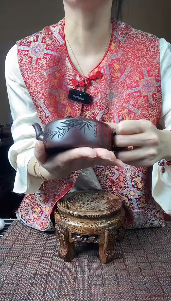 【闪购商品】紫砂茶壶YSZS214赤龙血周盘