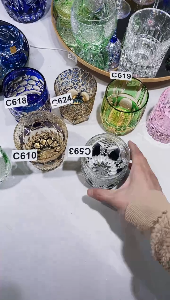 【闪购商品】水晶玻璃无手柄款593黑色武士微瑕