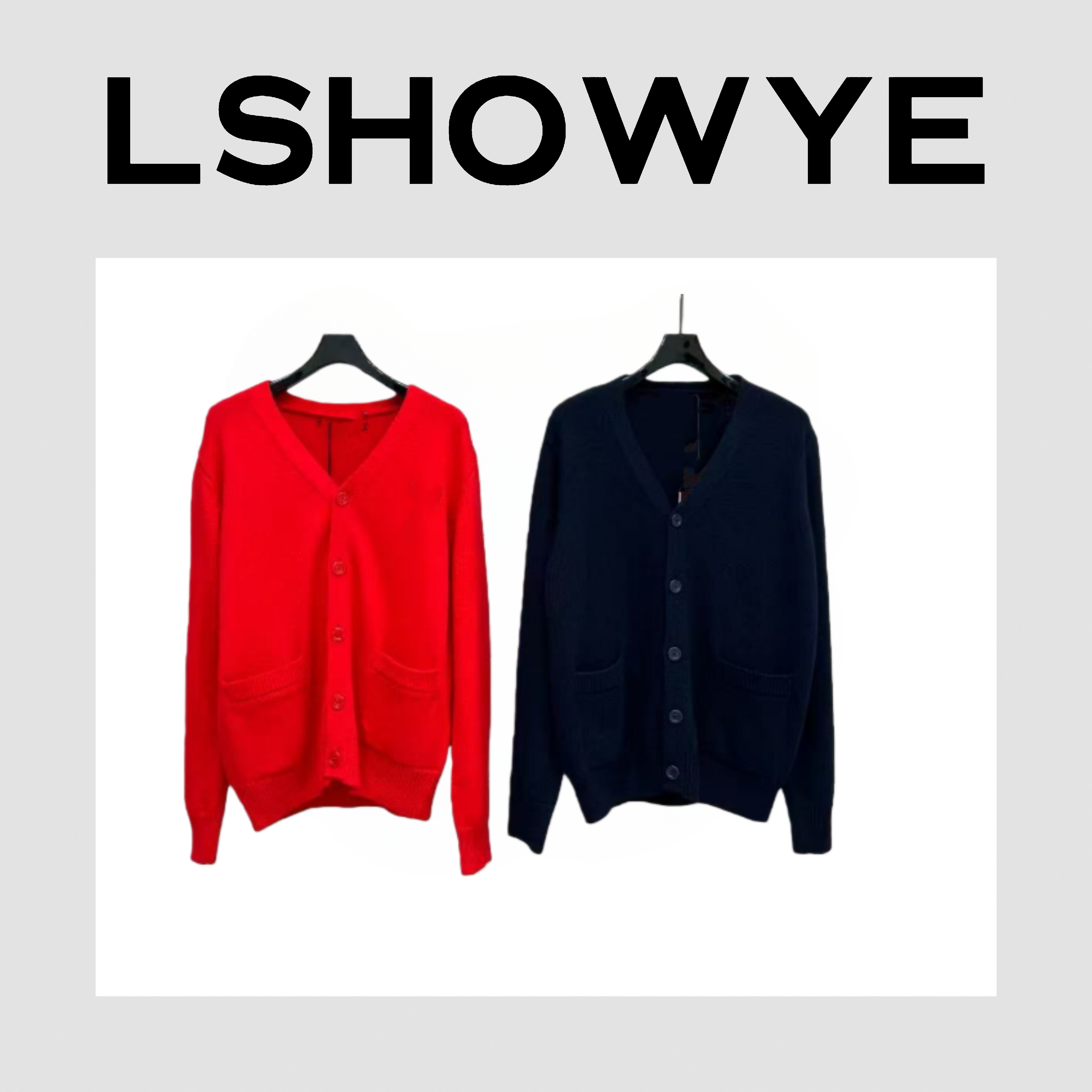 LSHOWYE｜刺绣针织羊毛开衫 1724ZM