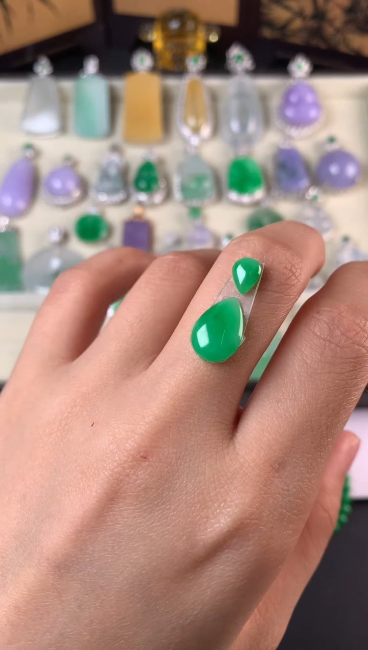 未镶嵌定制翡翠裸石（镶嵌定制）