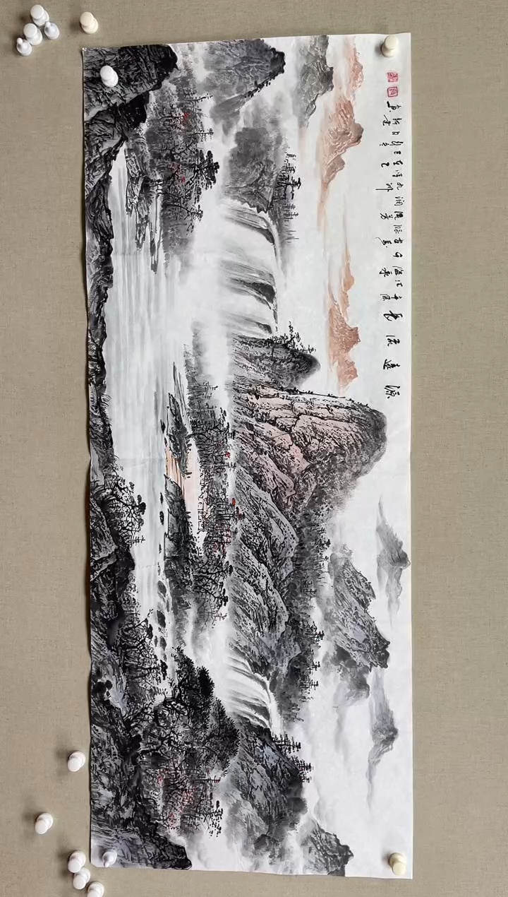 国画180*68 殷新建殷新建殷新建殷新建殷新建