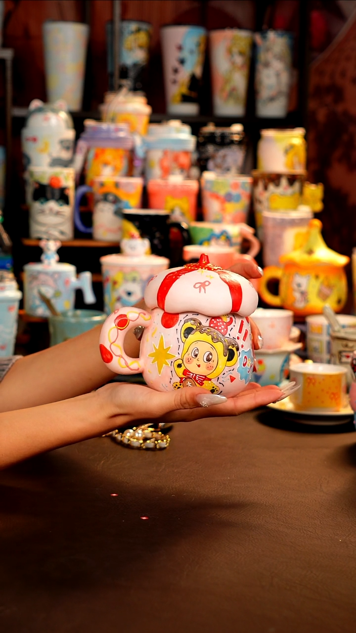 景德镇手工手绘杯杯