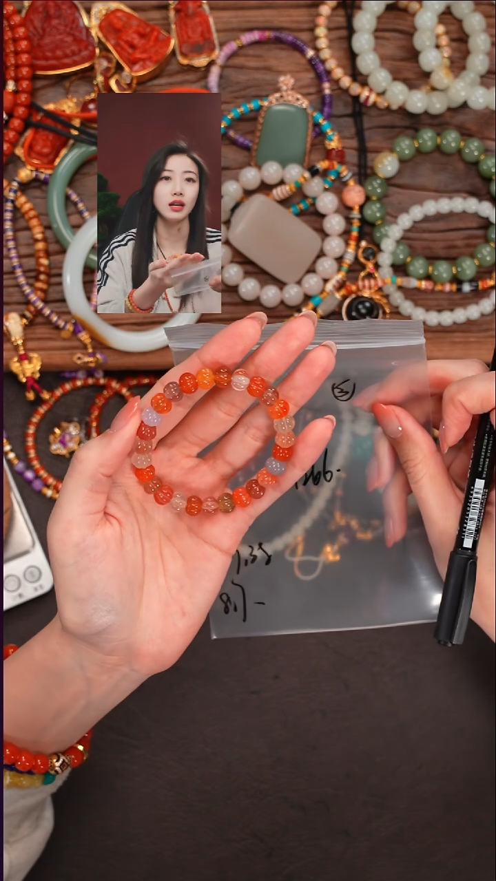 未镶嵌手串南红玛瑙樱*遇见文玩品质回血