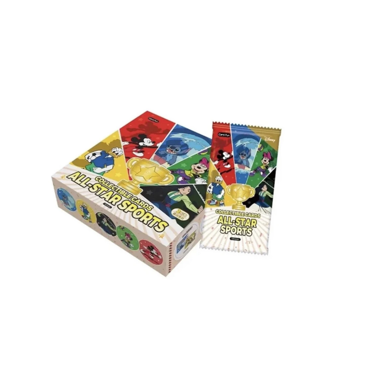 【列车】集卡社迪士尼群星运动会系列收藏卡牌