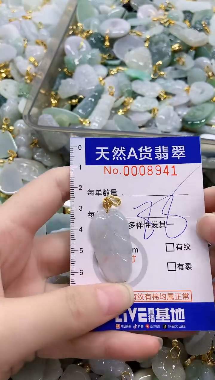 颈饰未镶嵌翡翠天然A货翡翠