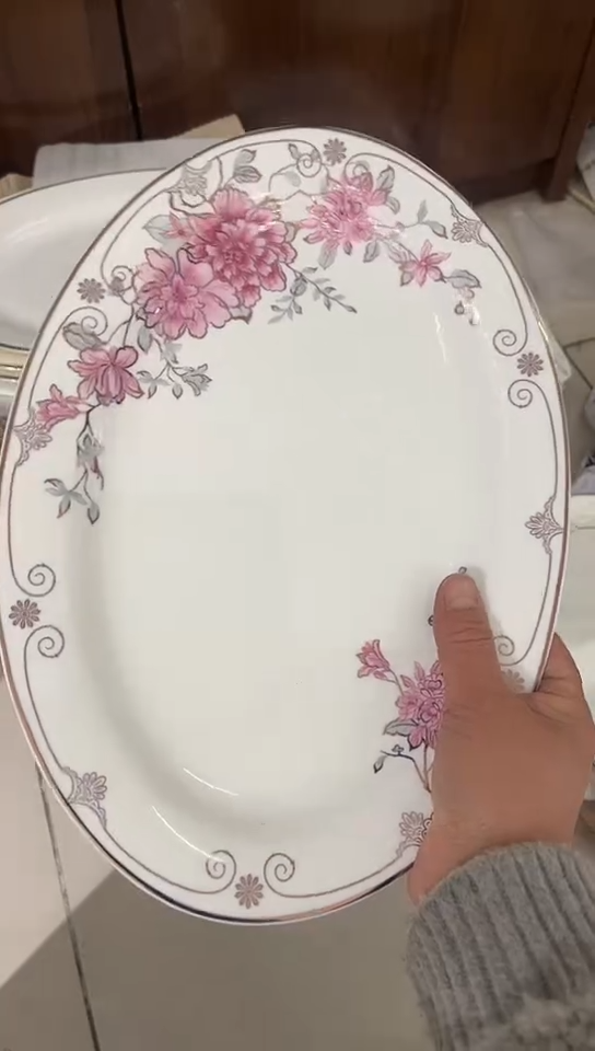 骨瓷12鱼隆达骨瓷