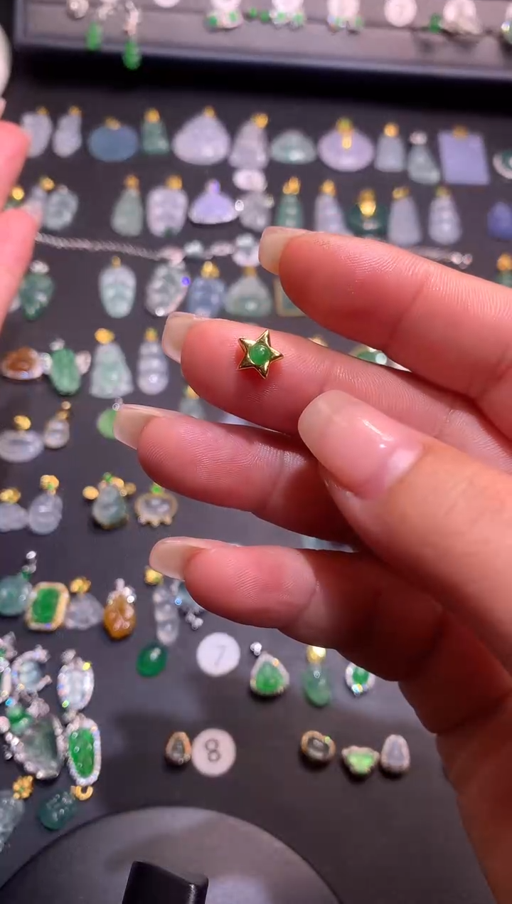 【闪购商品】翡翠吊坠(不含链)银S925镶嵌1