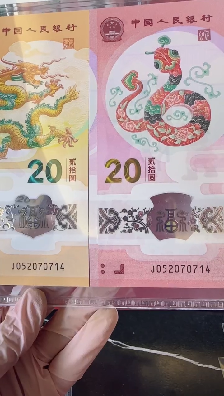 【闪购商品】塑料2024龙钞全同号裸啊啊啊啊啊