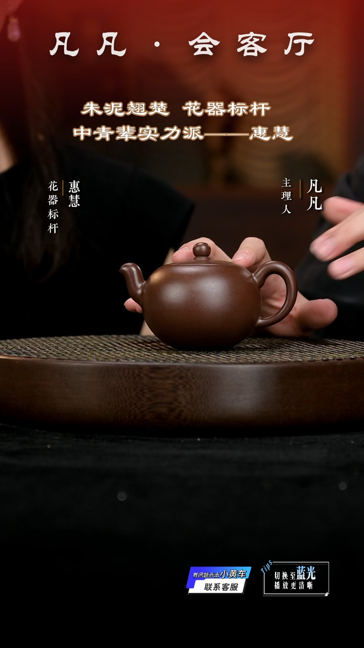 茶壶紫砂PT218惠慧一粒珠素紫泥200cc