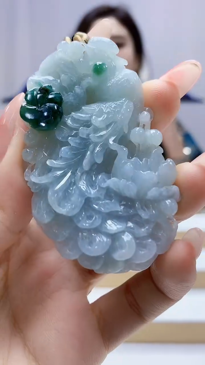 未镶嵌定制翡翠4829ty-毛货挂件57
