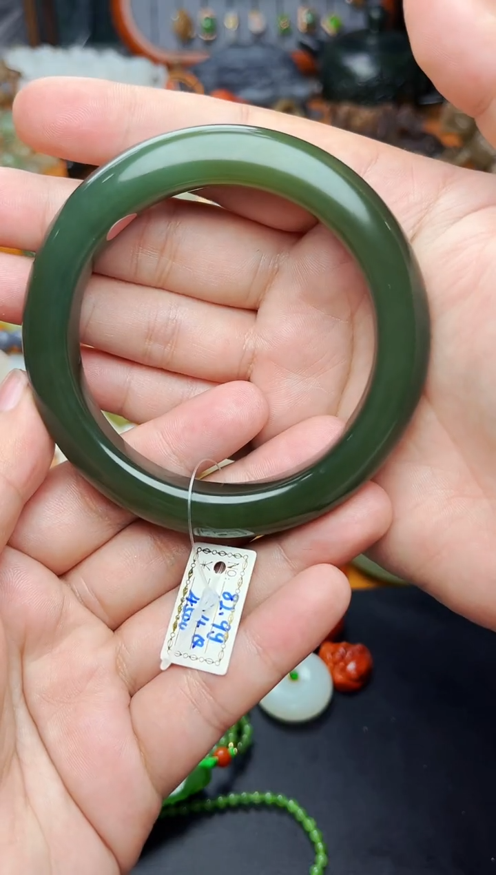 【闪购商品】和田玉手镯未镶嵌62.4圈口