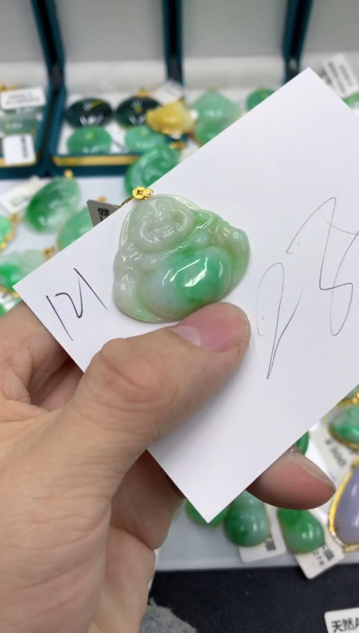 【闪购商品】翡翠颈饰18K金镶嵌号链接11111