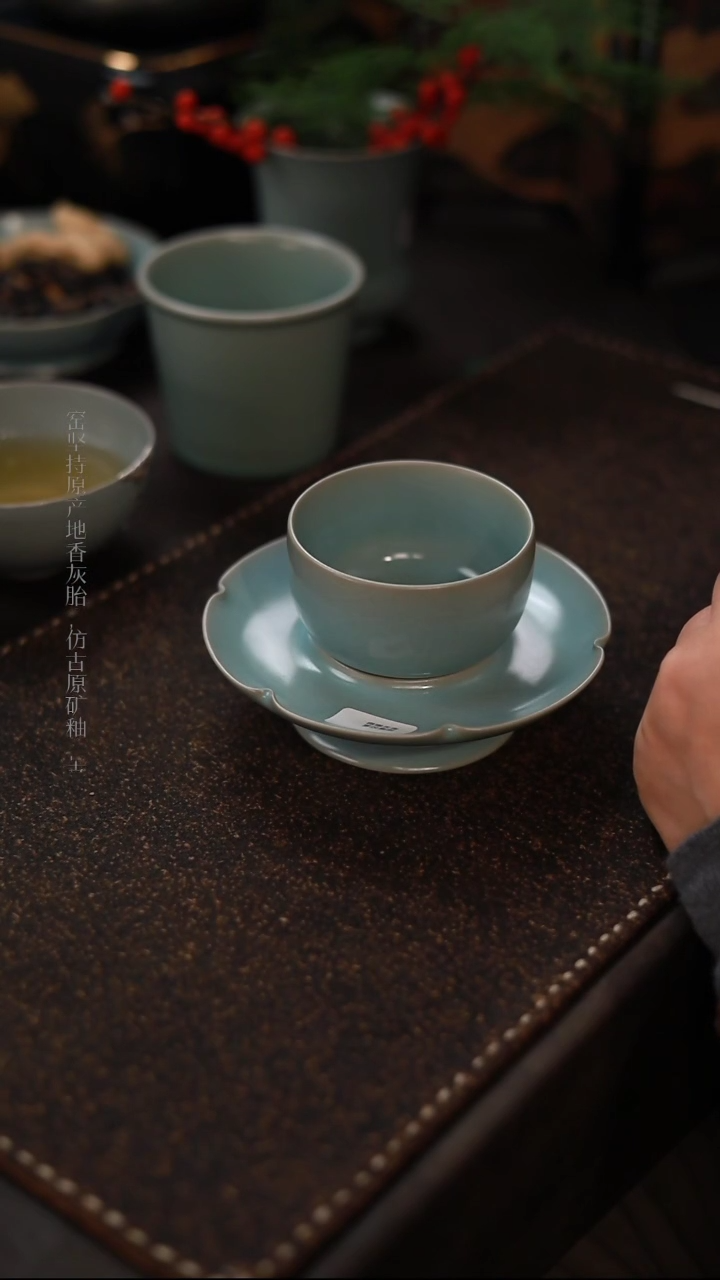 【闪购商品】杯0153微瑕清凉寺仿古罗汉套盏