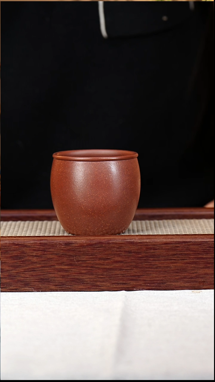 茶杯紫砂底槽青缸杯180CC-027