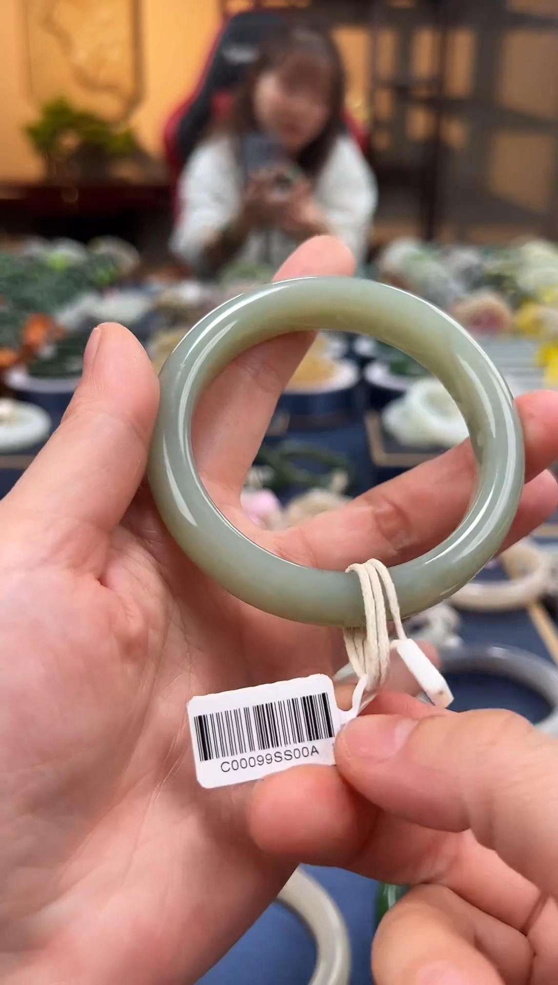 【闪购商品】和田玉手镯未镶嵌C0009-58