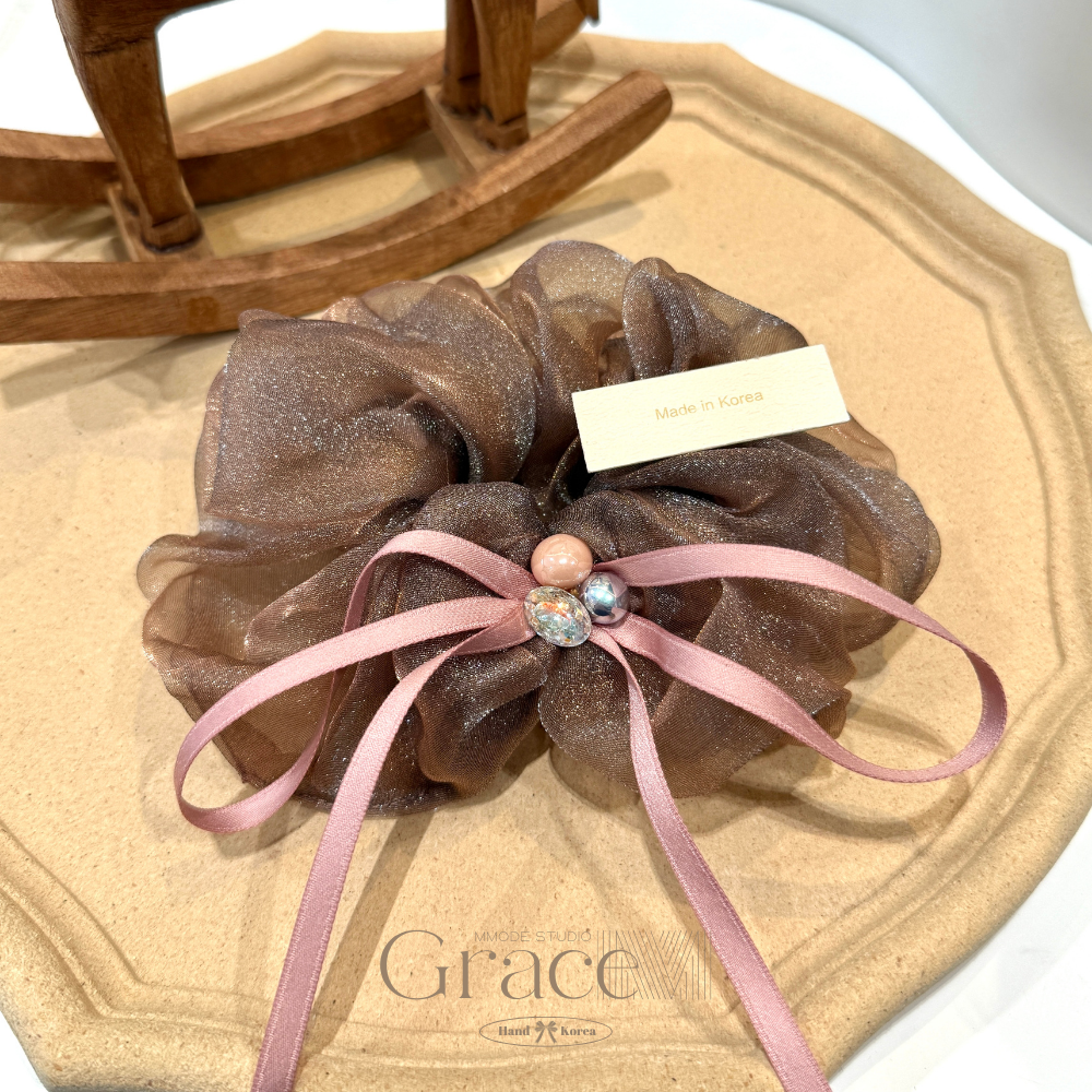 「女神系列-气质飘带」韩国25盛夏百搭发绳发圈肠圈丸子头