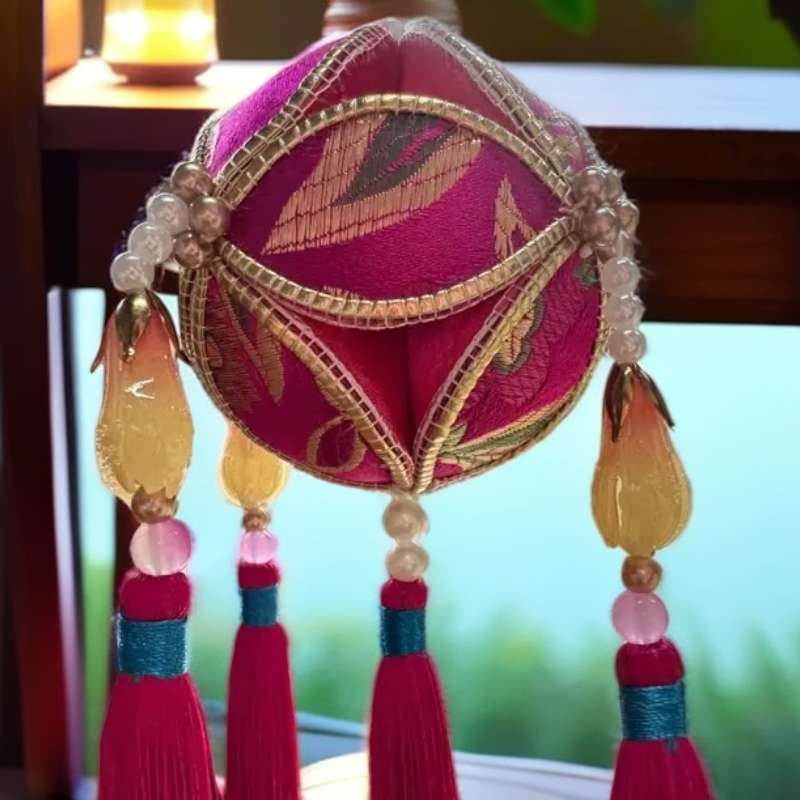 【靖西恋与深空平替款手工绣球】纯手工壮族绣球非遗民族精美伴手礼