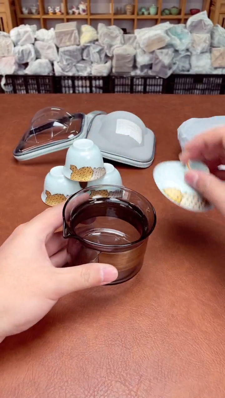 【闪购商品】摆件高端瓷器易仟杯茶器