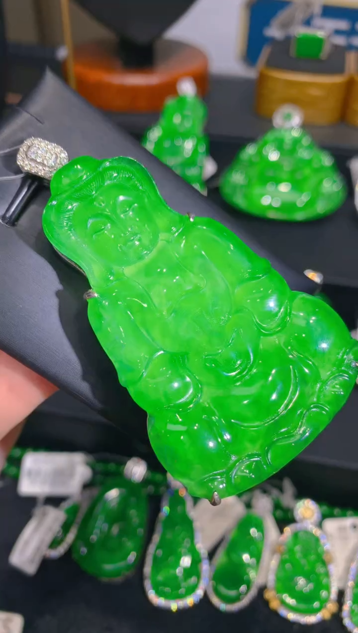 【闪购商品】翡翠颈饰银S925镶嵌81一季