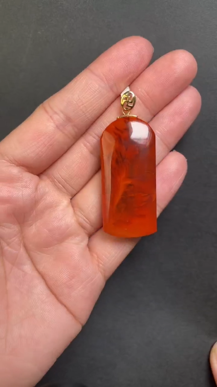 【闪购商品】南红玛瑙配饰18K金镶嵌106