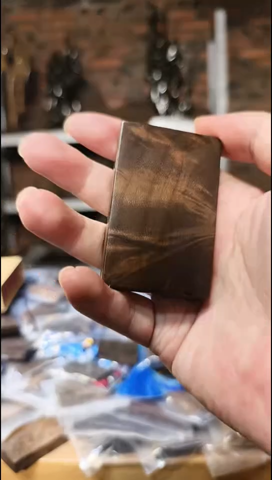 金丝楠无事牌手把件