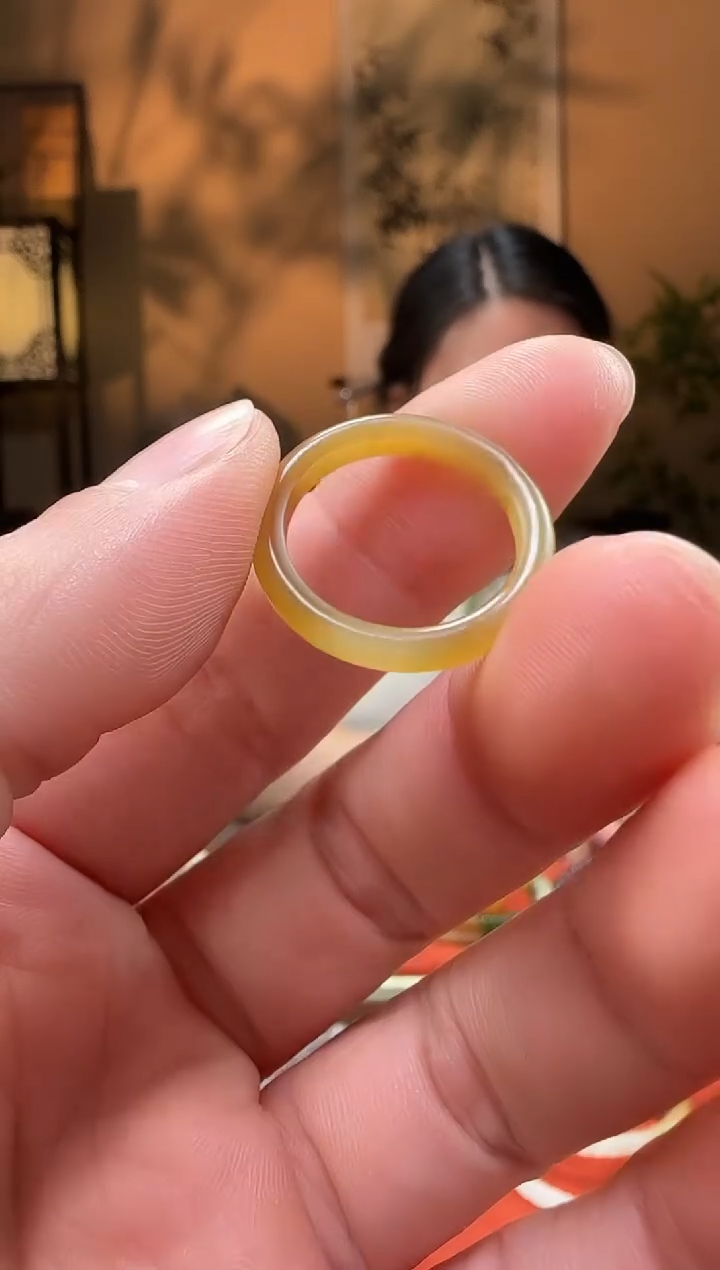 【闪购商品】和田玉戒指未镶嵌 16mm