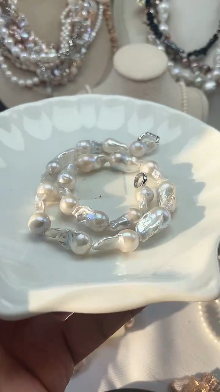 未镶嵌项链淡水珍珠【纯恬珠宝】