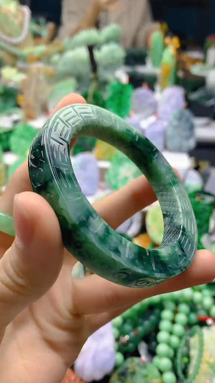 颈饰未镶嵌翡翠天然缅甸a货翡翠53.6