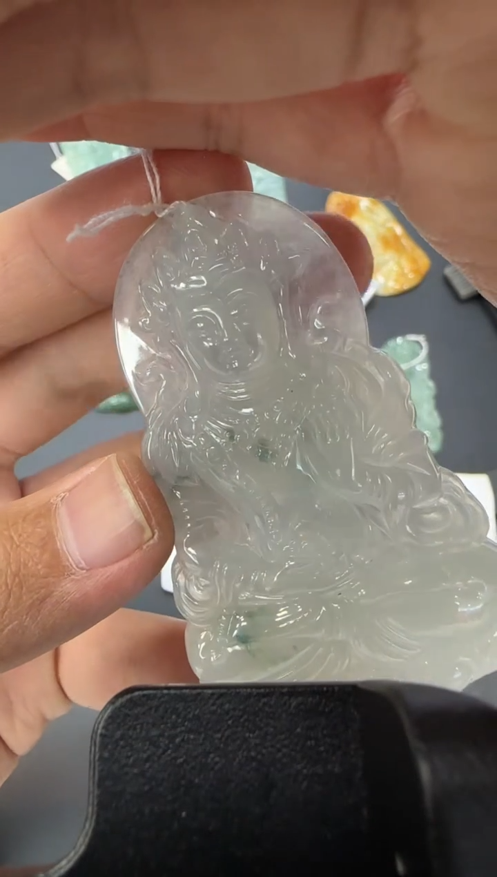 【闪购商品】翡翠颈饰未镶嵌天然翡翠A货孤品一件