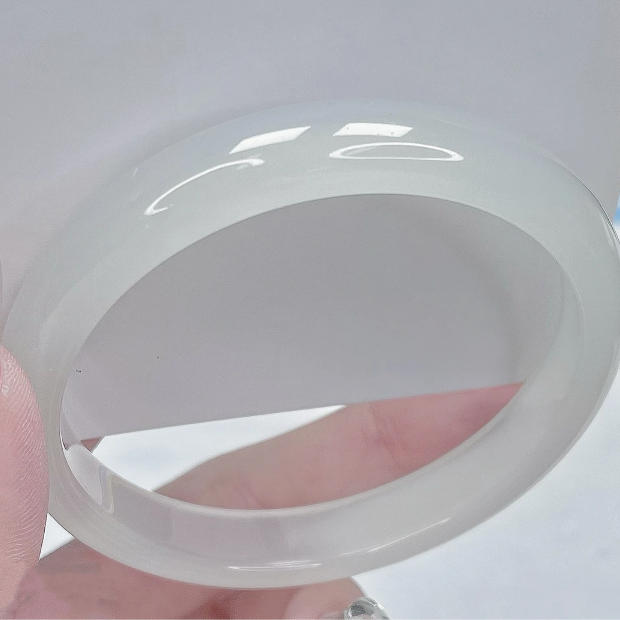 手镯 白茶荔枝冻   新春清新显白款  57圈口  