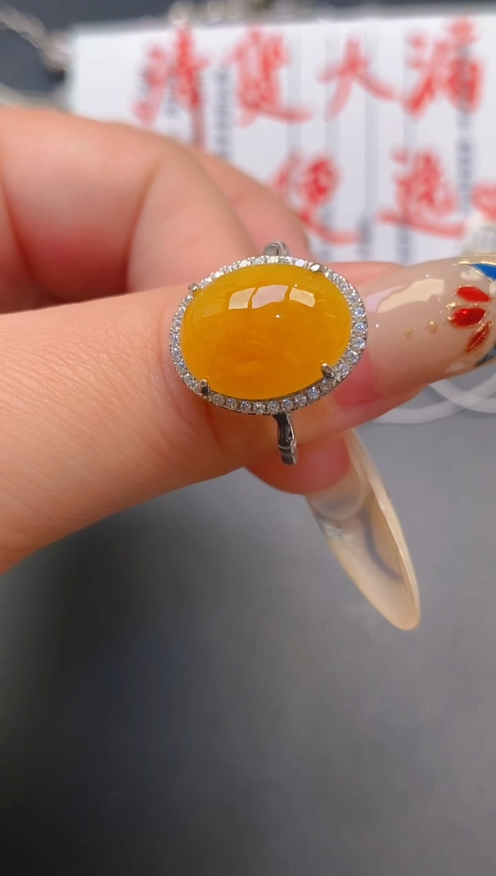 【闪购商品】翡翠耳饰银S925镶嵌天然A货翡翠1