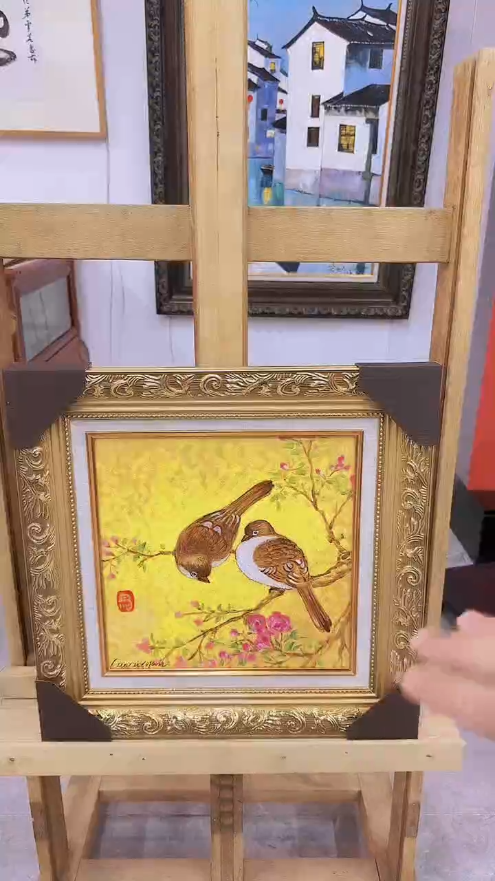 油画东方甄宝艺术馆油画1平尺