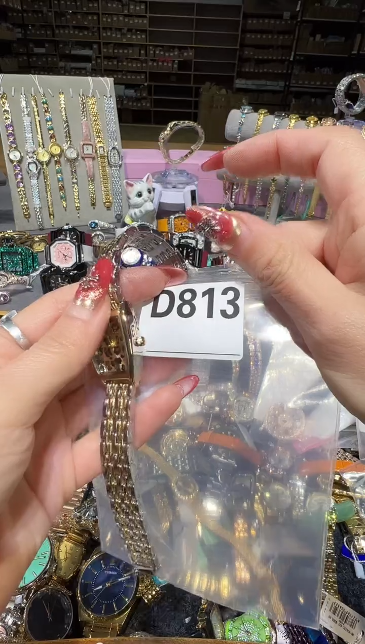 石英机芯不锈钢不锈钢直播定闪专用