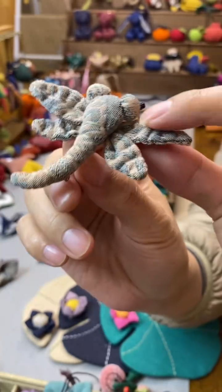 布艺蜻蜓胸针 配饰