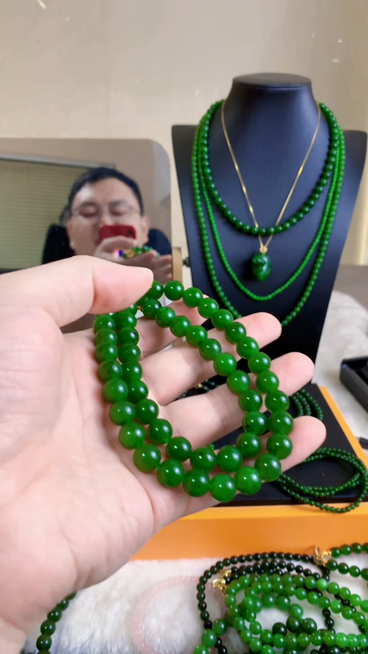 和田玉（碧玉）未镶嵌项链10