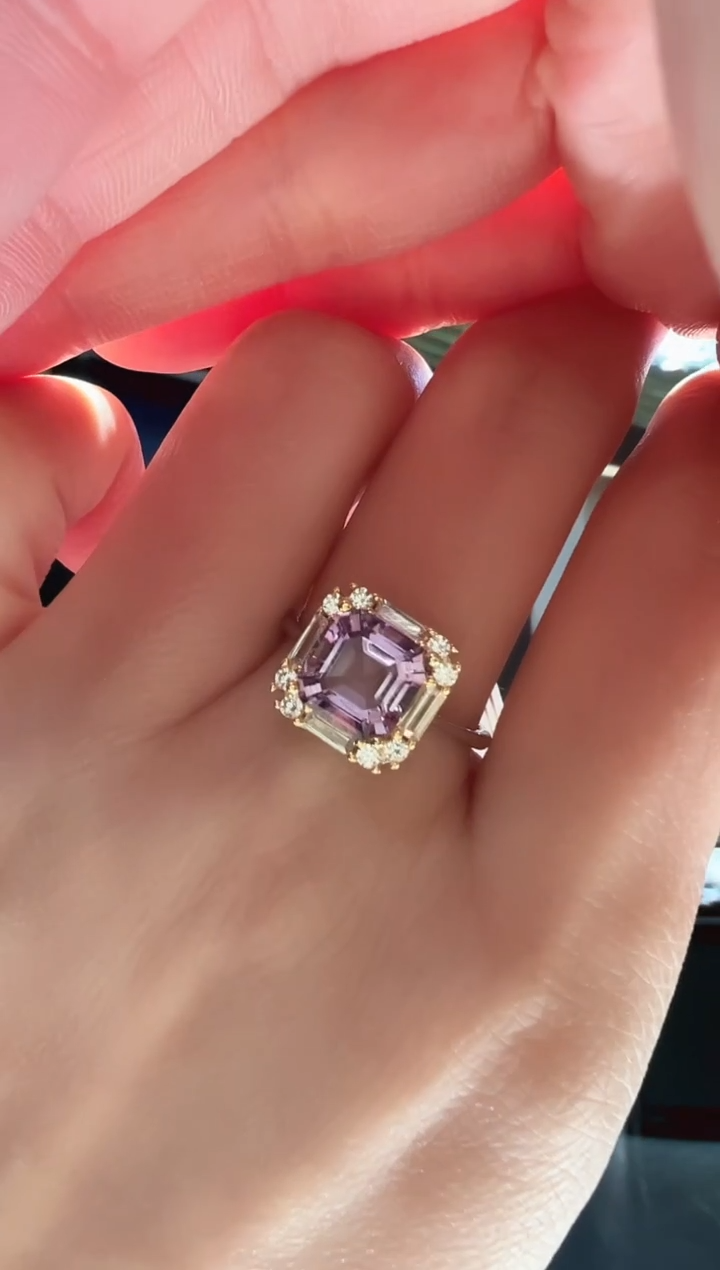 【闪购商品】水晶戒指银S925镶嵌12】多样性发其一