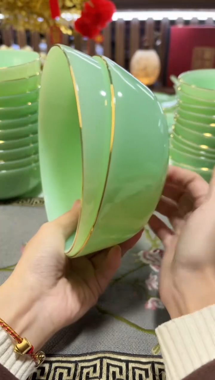 玉瓷  6.5英寸面碗2个景德镇陶瓷