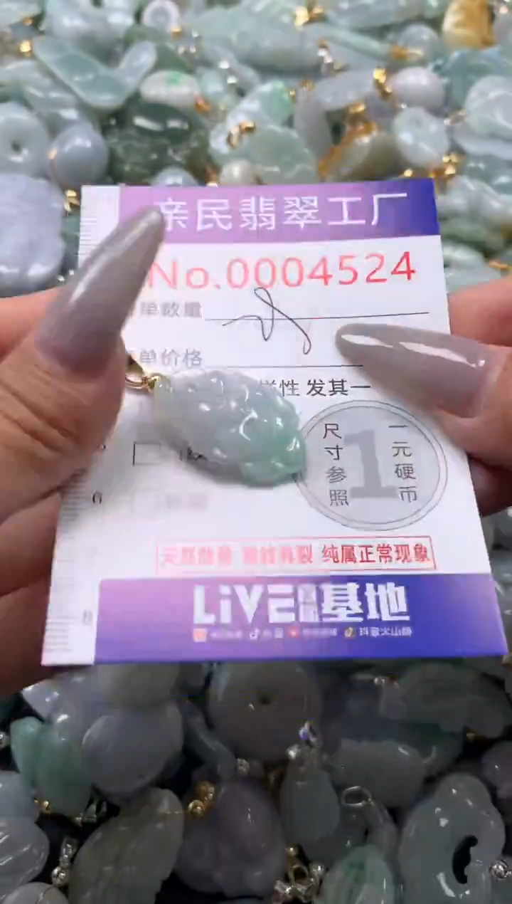 颈饰未镶嵌翡翠4524