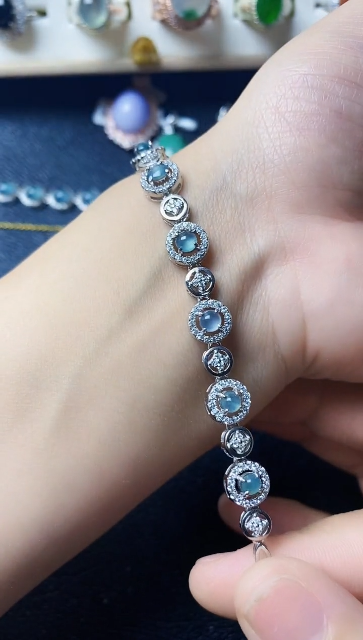 【闪购商品】翡翠戒指银S925镶嵌11111