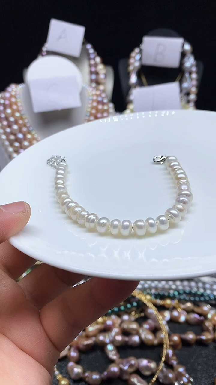 【闪购商品】淡水珍珠手串未镶嵌多人