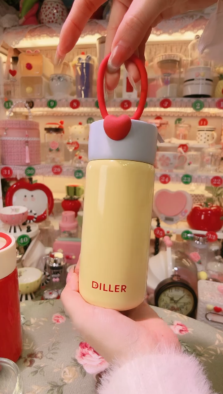 【闪购商品】摆件黄色保温杯品质好，发货快，放心拍