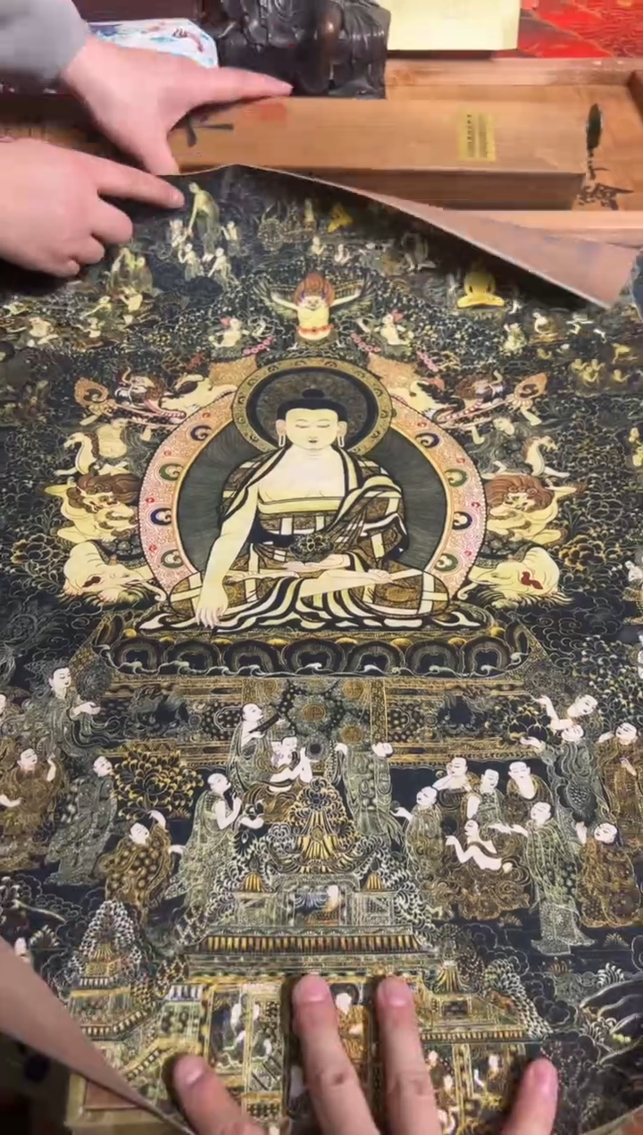 卷轴画卷轴画奥奥的唐卡